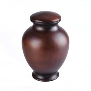 Elegant Wood Vase Urns for Human Ashes Adult Male/Female,for Adults up to 200lbs,Burial Cremation urn for Funeral