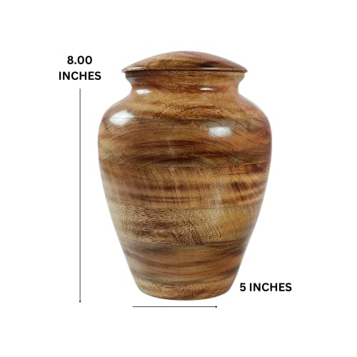 Cremation Memorial Urns for Human Ashes Adult Male Female Urns Box and Casket for Ashes Men Women Child Large Burial Funeral Urns for Ashes (A)