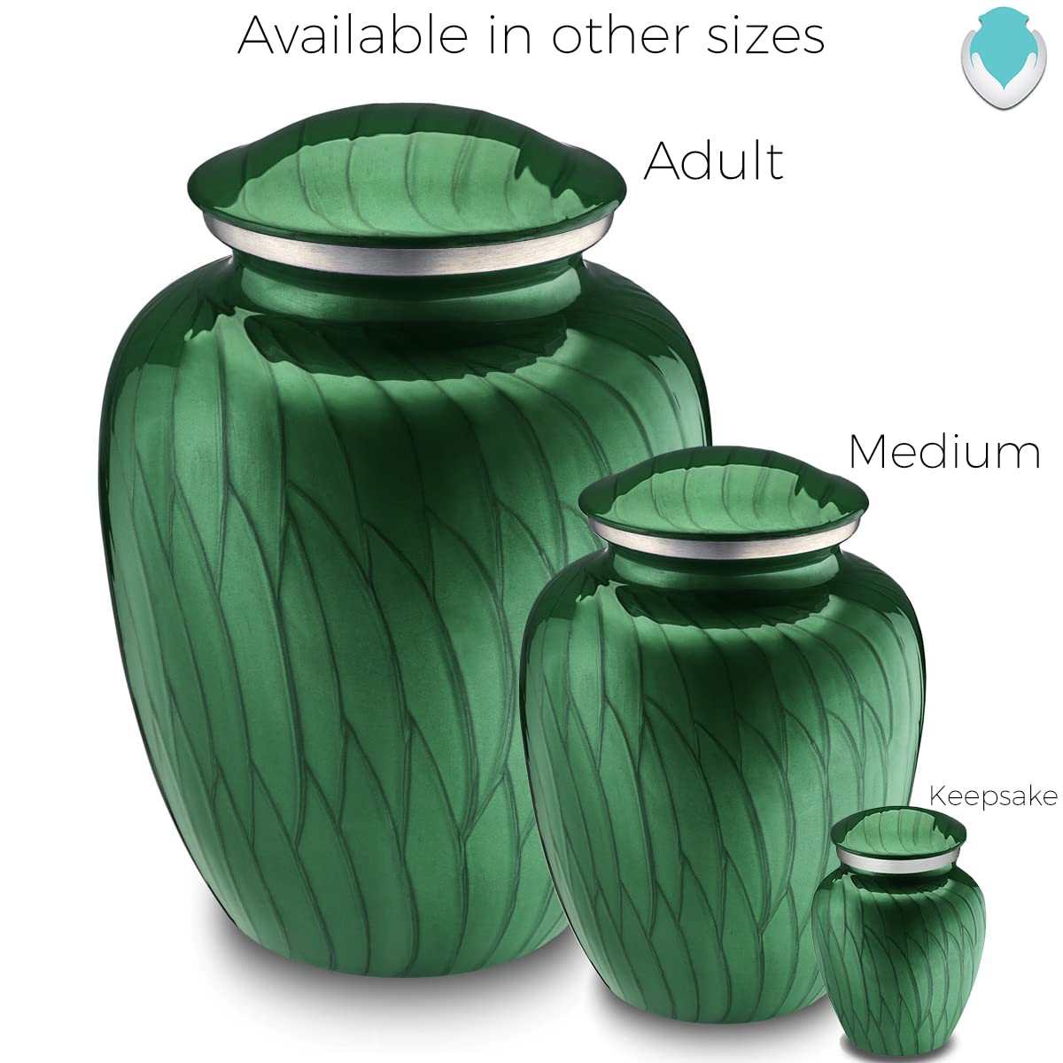 GetUrns Keepsake Embrace Lighthouse Cremation Urn (Pearl Green)