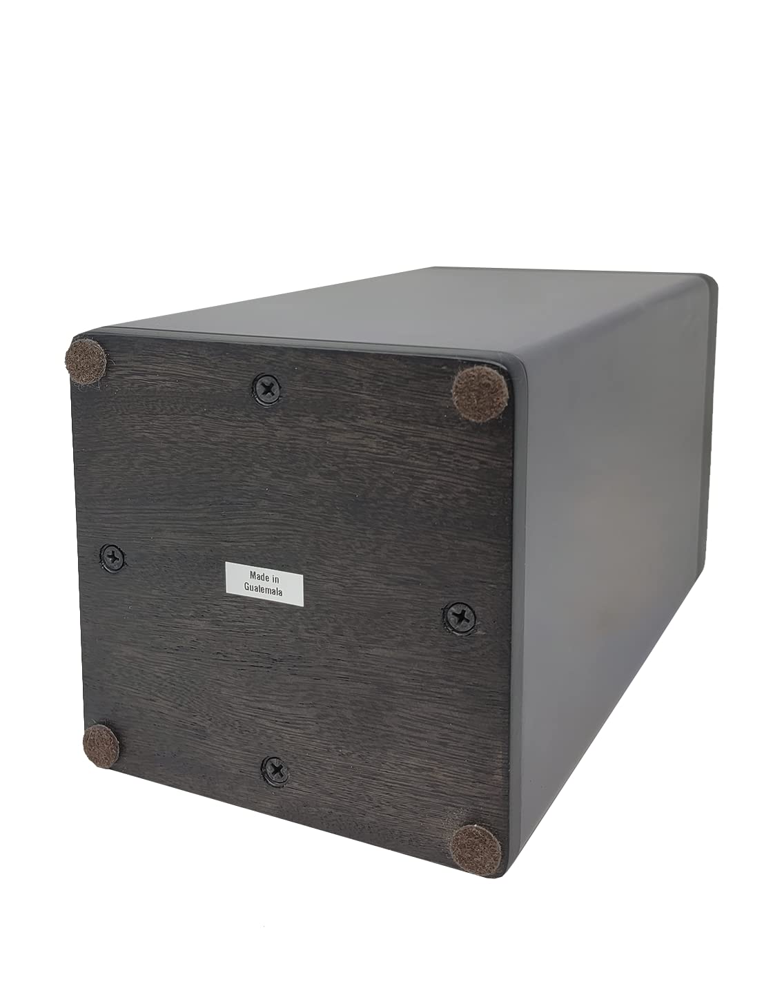 Modern Slate Gray Solid Wood Cremation Urn Made of Solid Wood - Haven Wooden Cremation Urn Large (Haven Slate Gray Cremation Unr)