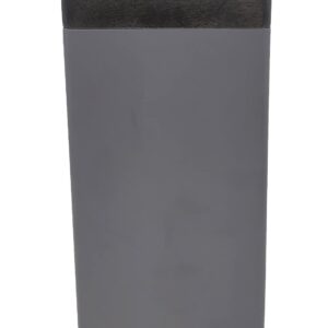 Modern Slate Gray Solid Wood Cremation Urn Made of Solid Wood - Haven Wooden Cremation Urn Large (Haven Slate Gray Cremation Unr)