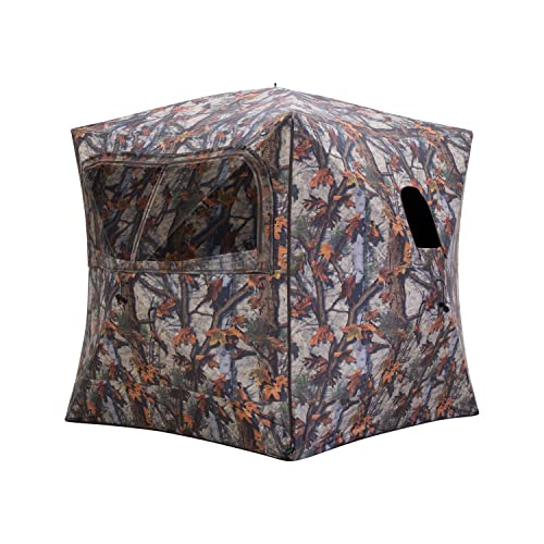 Barronett Blinds GR351BT Grounder 350 Pop up Portable Blind, Woodland Camo