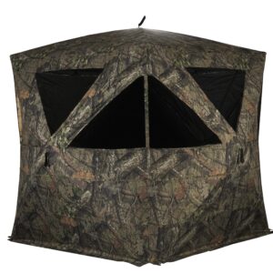 RHINO Blinds R500-MOC 3-4 Person Hunting Ground Blind, Breakup Country