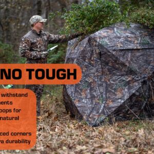 Rhino blinds R100-RTE 2 Person Hunting Ground Blind, Realtree Edge