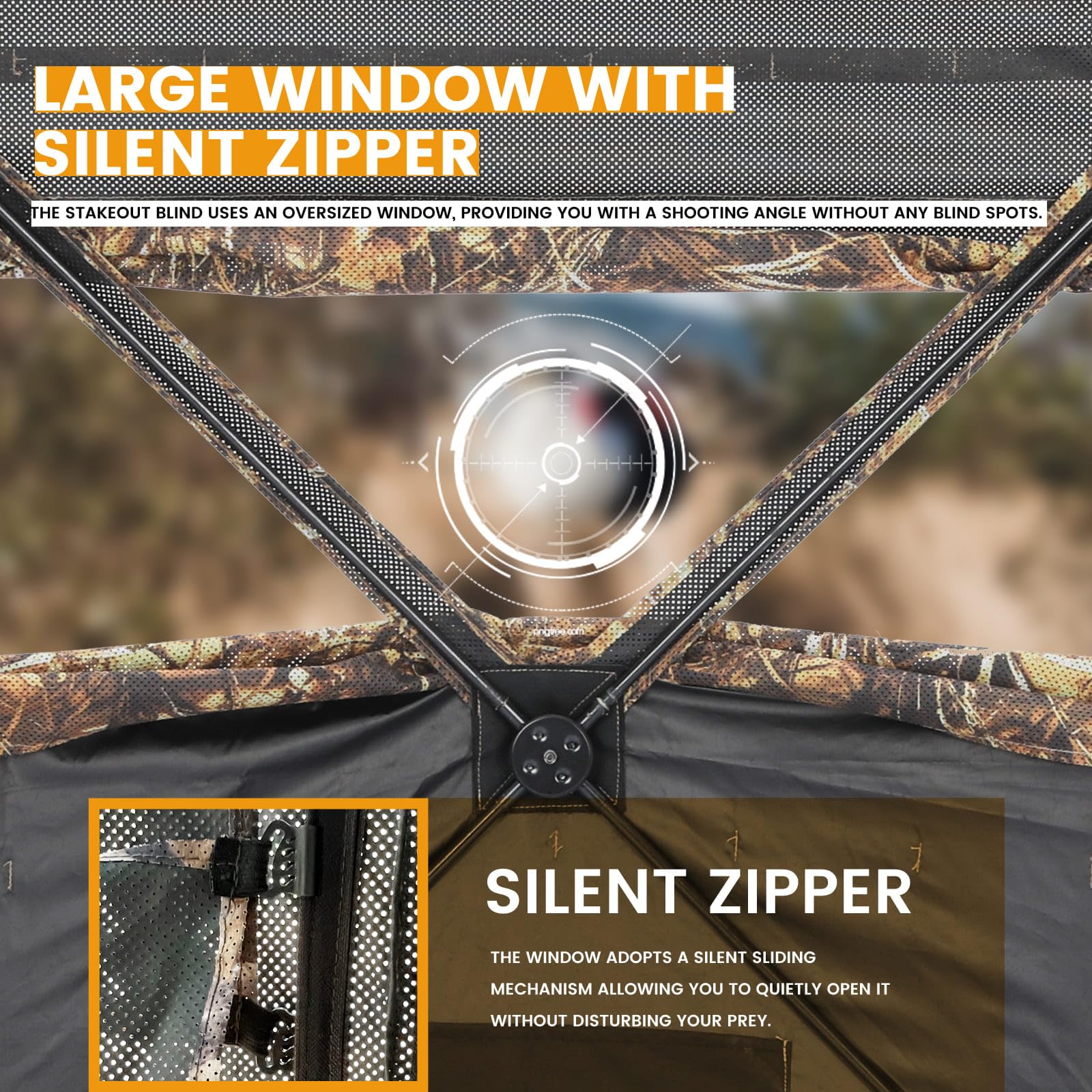 XProudeer Hunting Blind See Through Ground Blinds,Removable Portable Deer Panel Blinds,Hunting Blinds Ground for Deer Duck Turkey Hunting