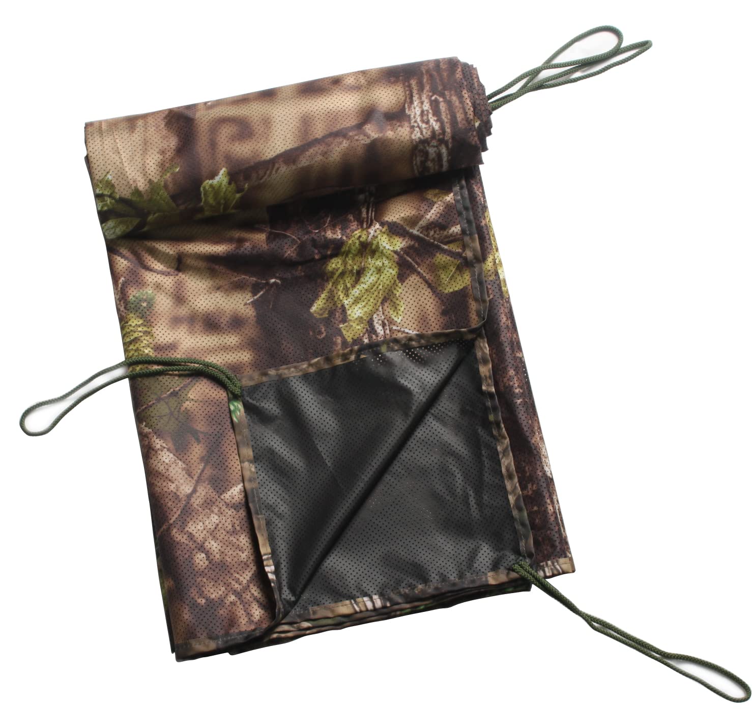 AUSCAMOTEK One Way See Through Camouflage Mesh Camo Netting Material for Hunting Ground Blind 5X6.5FT