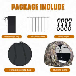 Hunting Blinds and Silent Hunting Clothes for Men Fleece Lining, Safety Strap Compatible