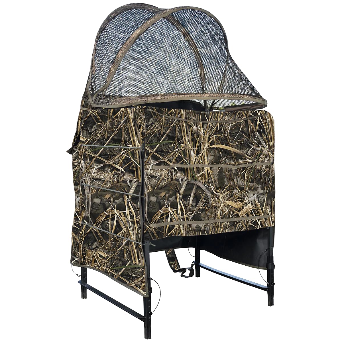 Drake Waterfowl Ghillie Shallow Water Chair Blind Mossy Oak Shadow Grass Habitat