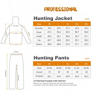 Hunting Blinds and Silent Hunting Clothes for Men Fleece Lining, Safety Strap Compatible