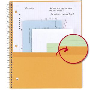 Five Star Spiral Notebook + Study App, 1 Subject, Graph Ruled Paper, Fights Ink Bleed, Water Resistant Cover, 8-1/2" x 11", 100 Sheets, Seaglass Green (620000CH1)