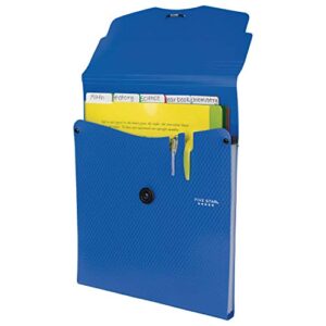 Five Star Expanding File Folder, 5-Pocket Vertical Expandable File Folder, Blue (72699)