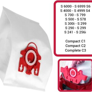 5-Star FJM Vacuum Cleaner 8 Bags for Vacuum, Vacuum Bag Type FJM, collapsible 8 Packs AirClean 3D Efficiency Dust Bag (8 Dust Bags + 2 Set Filters)