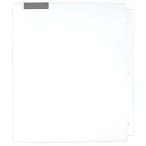 Five Star 4-Pocket Folders, Folders with Pockets, Fits 3 Ring Binder, Plastic, Teal, White, Purple, Lime, 4 Pack (73274)