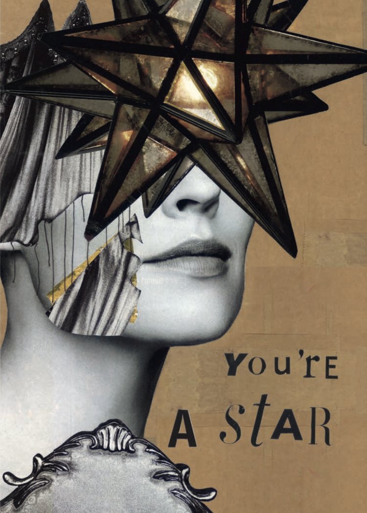 Away Laughing Paperworks You're a Star Card, 5" x 7", Set of 4