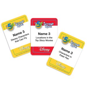 5 Second Rule Disney Edition — Fun Family Game About Your Favorite Disney Characters — Ages 6+