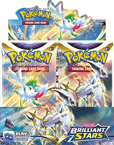 Pokemon TCG: Sword & Shield Brilliant Stars 36 Count Booster Box