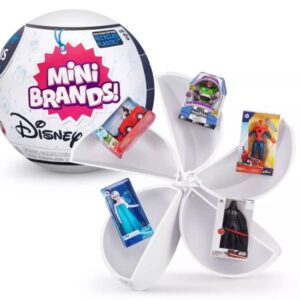 5 Surprise Mini Brands Disney Store Exclusive Series 1 Capsule Collectibles (4 Capsules)