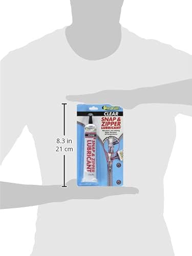 STAR BRITE Snap & Zipper Lubricant - Clear, Non-staining for Clothes, Jeep Tops, Wetsuits, Dive Suits, Gear Bags, Coolers, Biminis, Cushion Covers & More 1.75 OZ (089102)