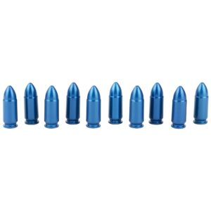 a-zoom 9mm luger snap cap, blue, 10pk