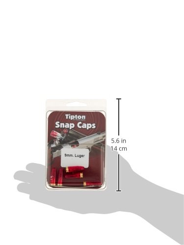 Tipton 9mm Pistol Snap Cap with Reusable Design for Gun Maintenance