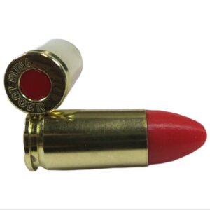 9mm Luger Snap caps - Dummy Training Rounds - Set of 10 (Red & Brass)