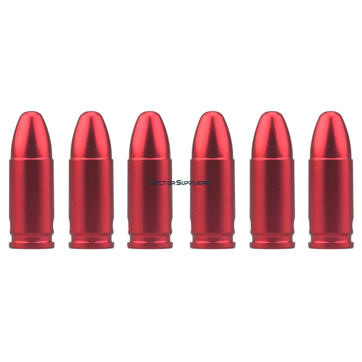 Vector Optics TAC 9mm Snap Caps,Trainning Dummy Round Snap Caps 9mm luger 6pcs