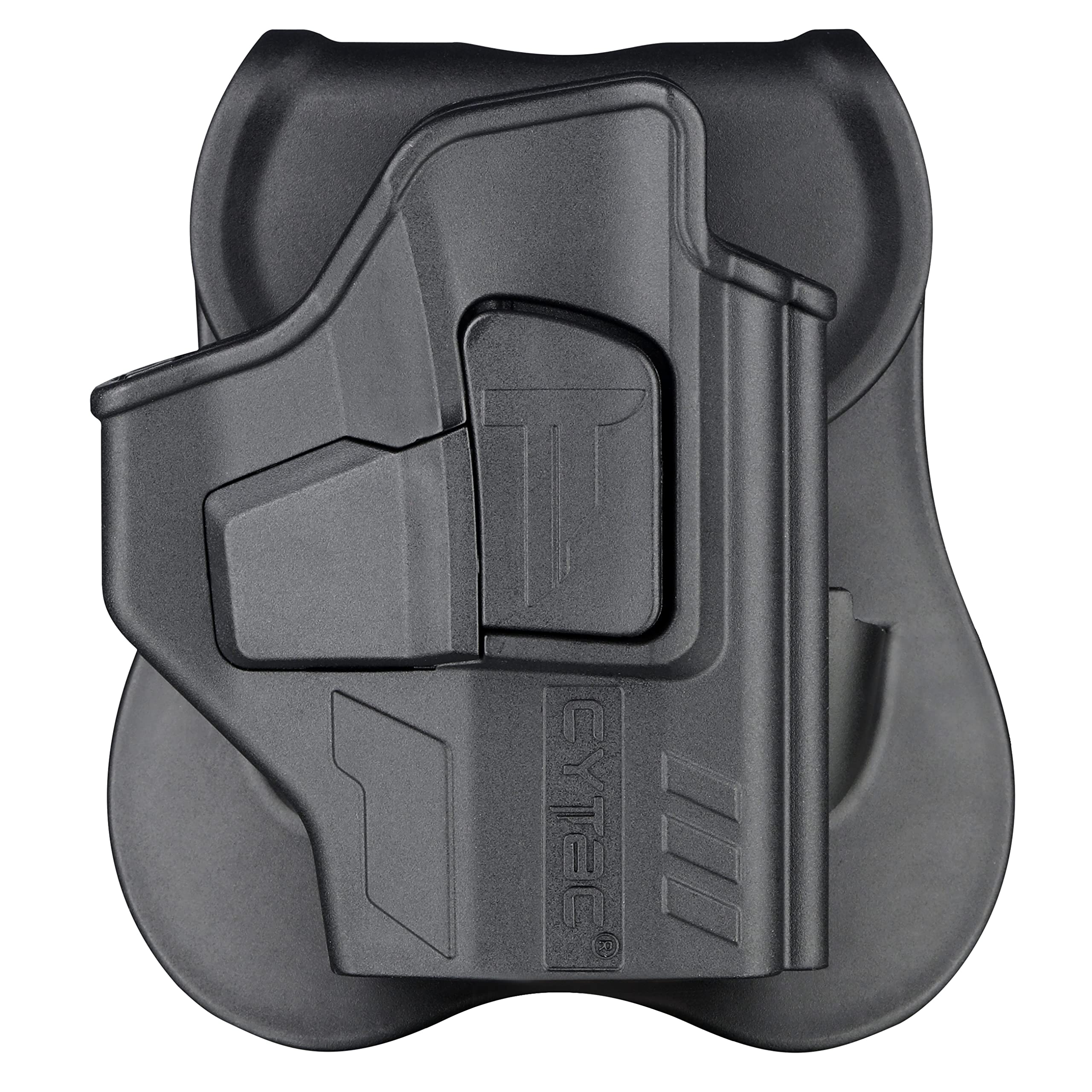 Taurus GX4 Holster, OWB Holster for Taurus GX4 9mm Luger Micro-Compact - Adjustable Tension & Cant | Index Finger Released | Autolock | Outside Waistband Carry | Matte Finish - Right Handed