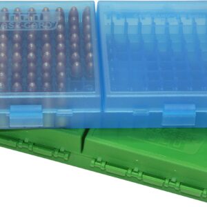 MTM 200 Round Ammo Box 9mm/380 ACP 200 rd., Green