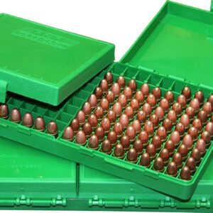 MTM 200 Round Ammo Box 9mm/380 ACP 200 rd., Green