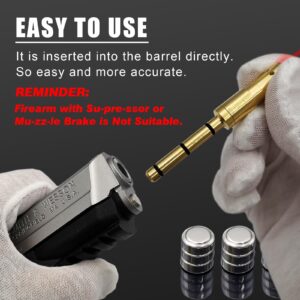 Angeebin Laser Boresighter for 7.62/.308WIN/.32acp/30-30WIN/30-06 Firearms, End Barrel Laser Bore Sight Accurate and Easy Use