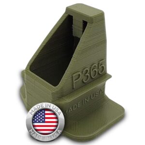 EZMAGLOADER Magazine Loader for The SIG Sauer P365 9mm - Easy Pain-Free Loading - Comfortable Grip - Speed Loader Accessories - Large Flanges for Thumb Relief