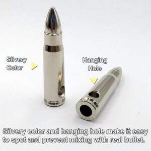 Angeebin Training Snap Caps for Dry Fire Training Dummy Rounds Practice Safe Loading Firing (7.62x39-10pcs)