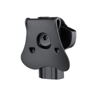 SR9C Holster for Ruger SR9 Full-size, SR9 Compact(Not for Security 9), Outside Waistband OWB Paddle SR9 Gun Holster, 360° Adjustable Cant/Fast Release - Right Handed