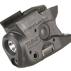 Streamlight 69273 TLR-6 100-Lumen Pistol Light with Integrated Red Aiming Laser Designed Exclusively and Solely for M&P Shield and M&P Shield Plus, 9mm/.40 Only, Black