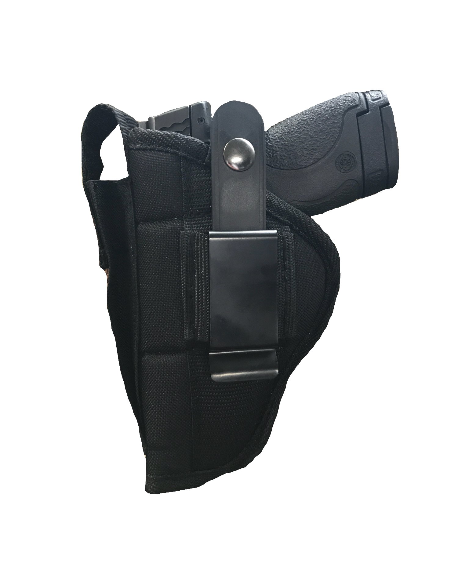 Nylon Belt or Clip on Gun Holster Fits Luger 9MM, 22 with 5" Barrel