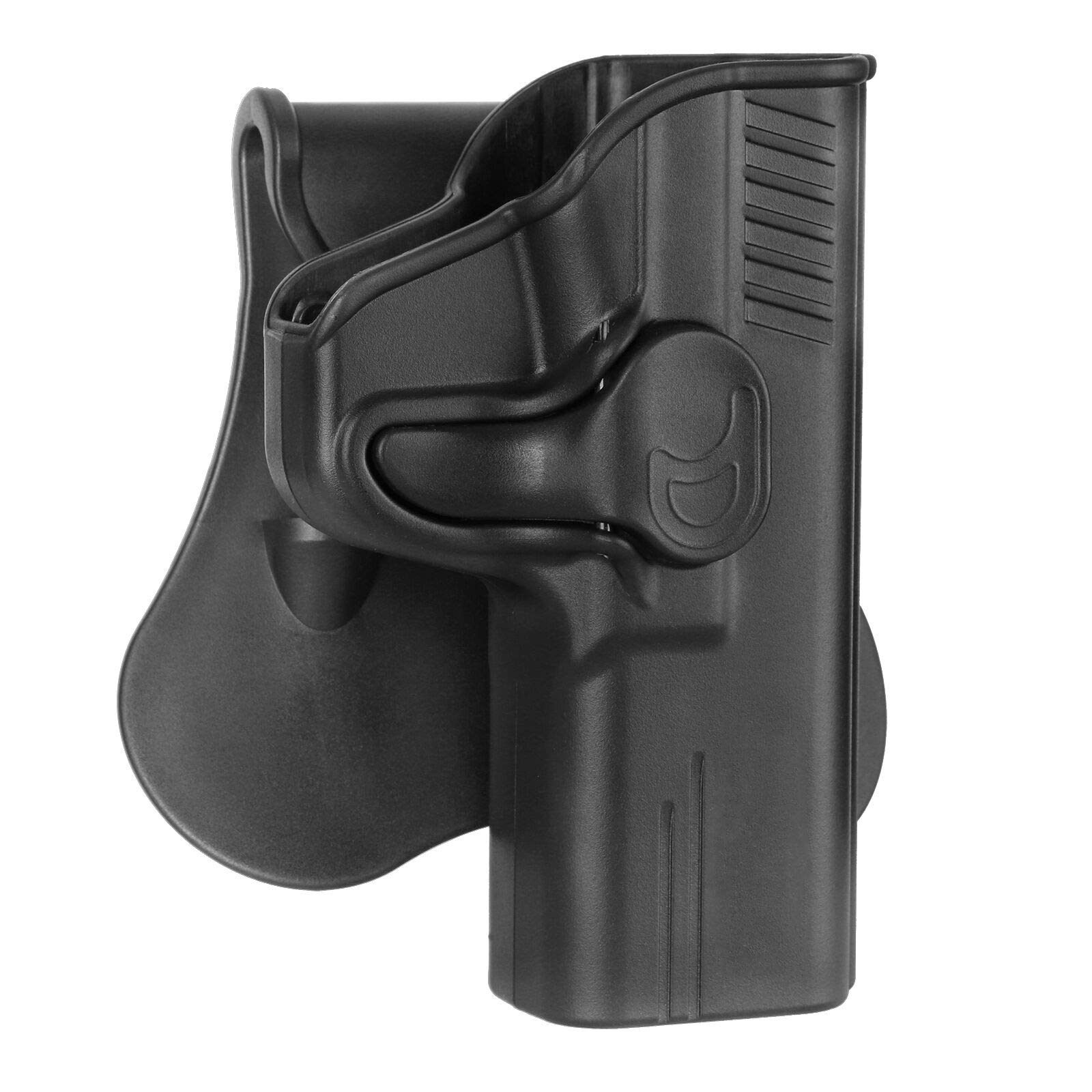 M P 9mm Holster fits S&W M&P 2.0 9mm/40, Smith & Wesson M&P 9mm(Not Shield), S&W SD40VE/SD9VE, Outside Waistband Holster, OWB Paddle Tactical Gun Holster, Adjustable Cant, Quick Release - Right Handed