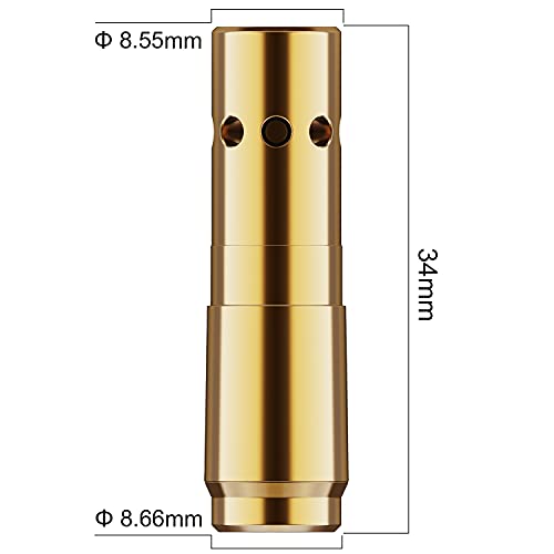 Nelahol 9mm Bore Sight Laser Bore Sight Cal Red Dot Boresight Red Laser Boresighter Rem Gauge