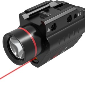 Feyachi LF-38 Red Laser Flashlight Combo 500 Lumen Tactical Light with Picatinny Rail Mount