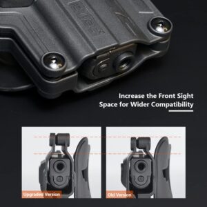 Mega-fit Thumb Release Holster with Paddle