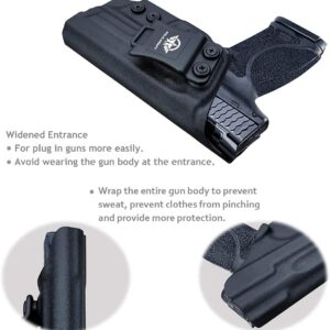 POLE.CRAFT M&P 2.0 9mm Hoster IWB KYDEX for Smith & Wesson M&P 9mm M2.0 4"/4.25" Pistol Case - Inside Waistband Concealed Carry Holster S&W M&P 9mm 2.0 Gun Pouch Accessories