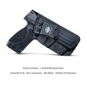 POLE.CRAFT M&P 2.0 9mm Hoster IWB KYDEX for Smith & Wesson M&P 9mm M2.0 4"/4.25" Pistol Case - Inside Waistband Concealed Carry Holster S&W M&P 9mm 2.0 Gun Pouch Accessories