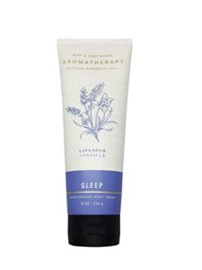 bath and body works aromatherapy sleep - lavender vanilla body cream 8 ounce (retired fragrance)