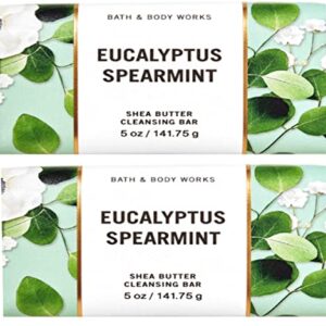 Bath and Body Works Bar Soap 2 pack (Eucalyptus Spearmint)