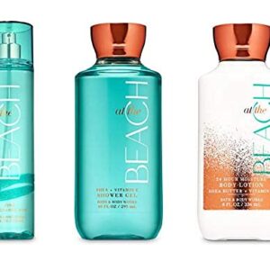 Bath & Body Works ~ Signature Collection ~ At The Beach ~ Shower Gel ~ Fine Fragrance Mist & Body Lotion ~ Trio Gift Set