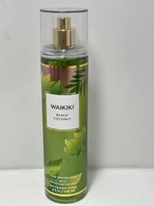 bath & body works waikiki beach coconut 8.0 oz fine fragrance mist