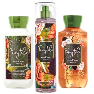 Bath & Body Works - Fairytale - 3 pc Bundle - Trio - Shower Gel, Fine Fragrance Mist and Body Lotion