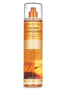 bath & body works fine fragrance mist golden sunflower 8oz