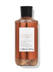 bath and body works coffee & whiskey 3-in-1 hair, face & body wash 10 fl oz / 295 ml