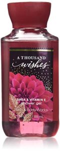 bath and body works a thousand wishes shower gel 3 oz. (travel size)