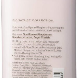 Bath & Body Works Sun-ripened Raspberry Shea & Vitamin E Body Lotion, 8 Ounce